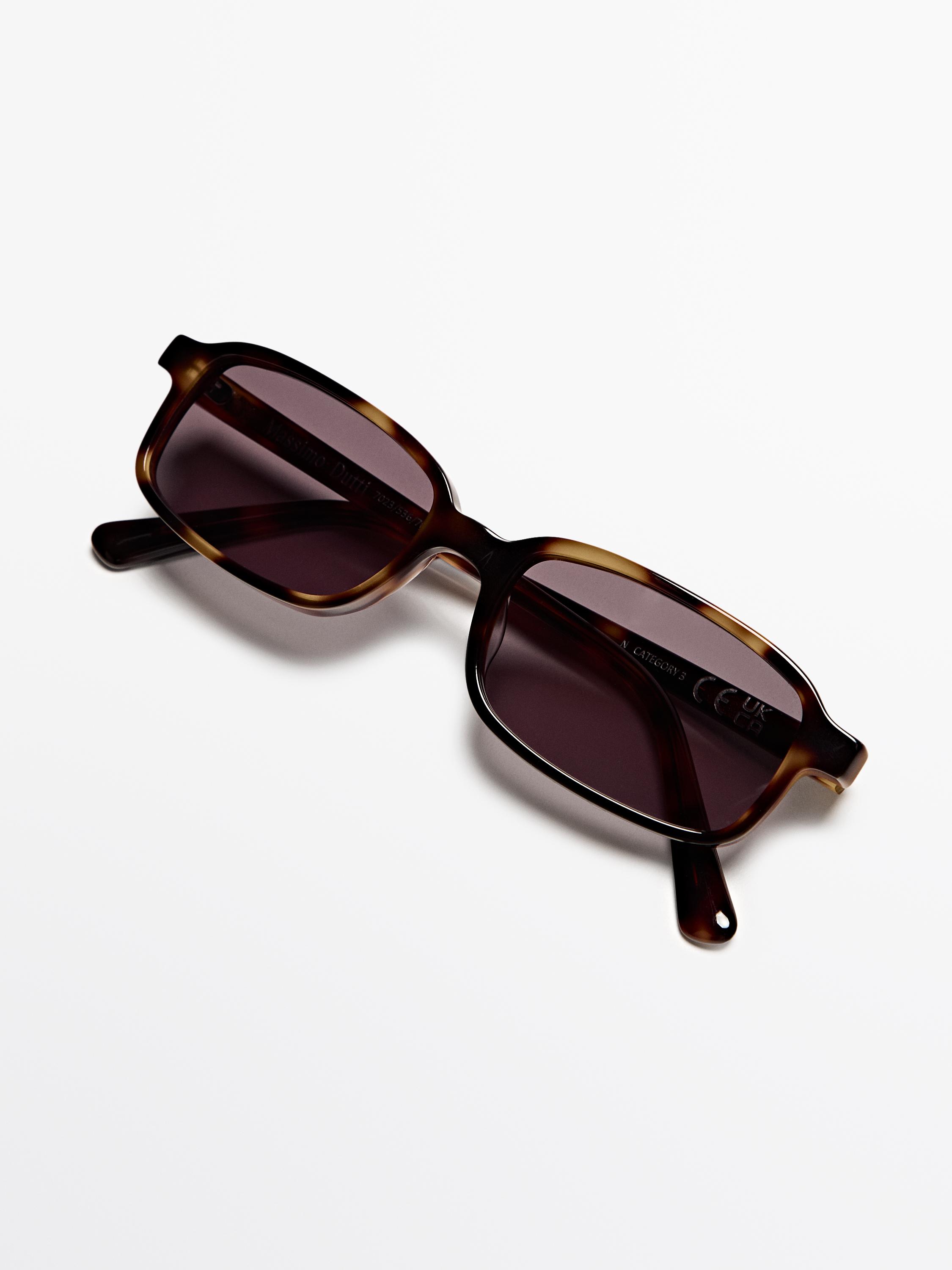 Small rectangular sunglasses